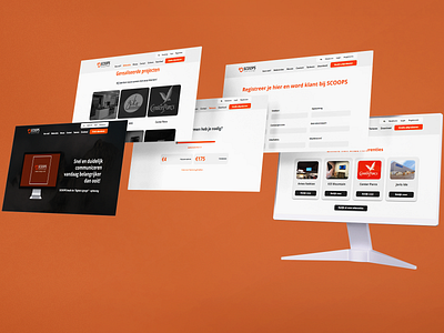 Design + Development Website Scoops branding cms craftcms dashboard design figma illustration php scss ux website wordpress