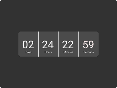 DailyUI#013 COUNTDOWN TIMER