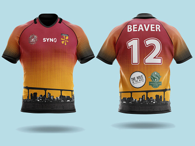 Full Print SYNO Rugby Jersey Design 3d activewear athleisure branding clothing fashion design graphic design illustration jersey design merchandise mockup outerwear photoshop rugby jersey design sportswear streetwear sublimation sublimation jersey design tech pack