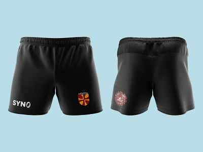 SYNO Rugby Shorts Design 3d activewear graphic design illustrator logo pattern shorts design sportswear sublimation
