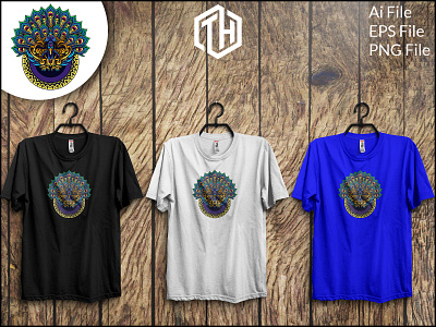 Peacock T-Shirt Design