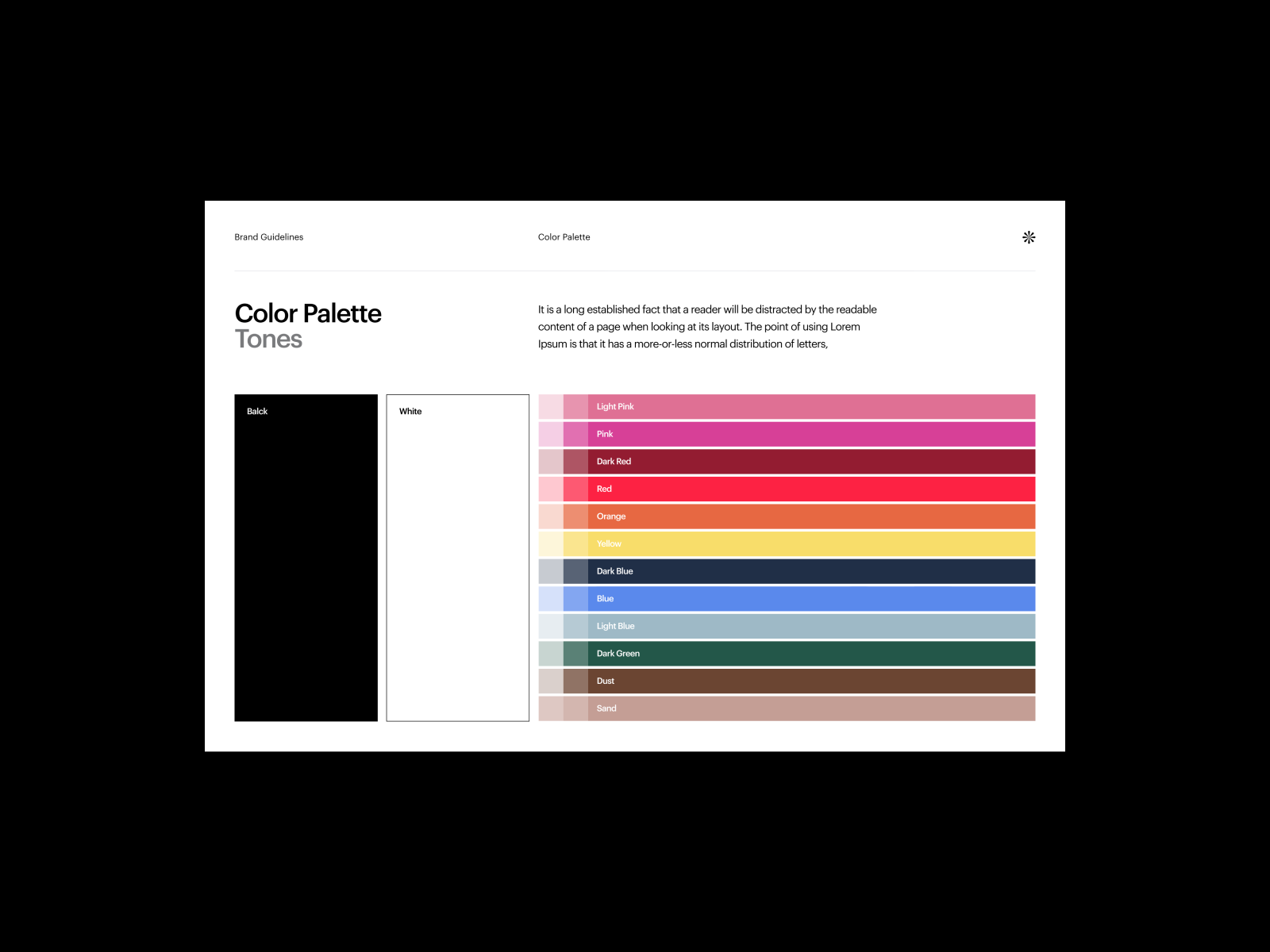 Brand Guidelines — Color Palette By Federico Gallo On Dribbble