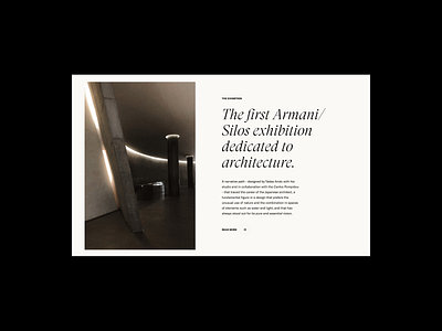 'The Challenge' by Tadao Ando at Armani Silos / Visual & Layout 3d animation app art brand branding design designsystem graphic design icon illustration logo motion graphics typography ui user experience user interface ux vector web