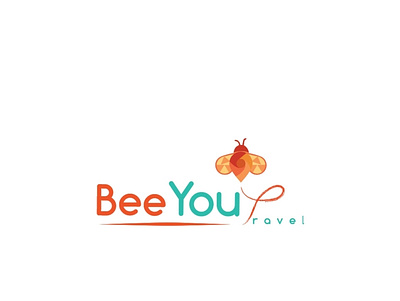 Bee You Travel - Logo Design adobe illustrator branding design illustration logo typography