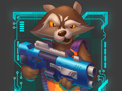 Fan Art fanart guardians of the galaxy rocket and groot