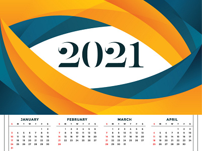 calendar wall22 calendar calendar design calendar2021 concept logo