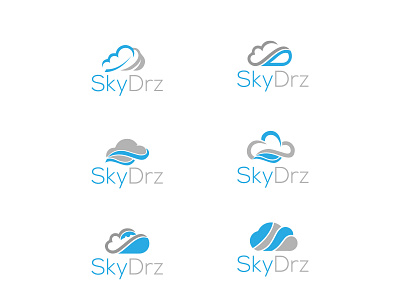 ssky set logo branding cloud clouds concept sky sky logo vector