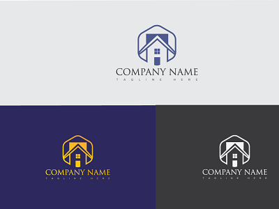 Real Estate Logo. Construction Architecture Building Logo Design abstract architecture background building business company corporate design element estate home house illustration logo property real residential shape sign vector