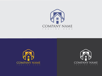 Real Estate Logo. Construction Architecture Building Logo Design