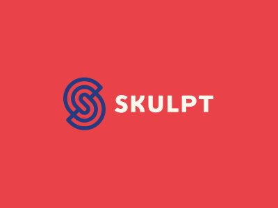 Skulpt circular "K" sculpture fitness mark alexwende symbol logo branding logodesign identity