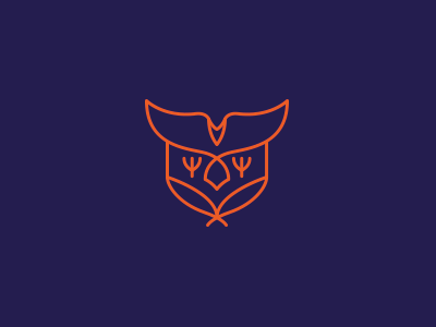 Eagle Badge badge bird eagle feather line logo minimal shield