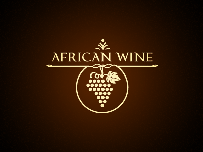 African Wine african alex alexander wende alexwende branding grapes identity logo logodesign mark wende wine