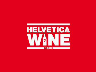 Helvetica Wine alex alexander wende alexwende bottle helvetica logodesign swiss typography wende wine