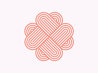Love Knot hearts icon lines logo love lucky valentine valentines day
