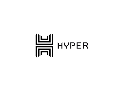 Hyper monogram alex alexander wende alexwende games h hyper logo logodesign monogram symbol wende