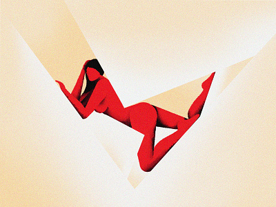 Nude study avatar feminist girl illustration illustrator ipad pro iranian nude persian procreate red vector woman women