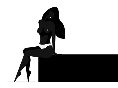 Nude study 3 anatomy art avatar black black white design feminist girl girls illustration illustrator iran iranian nude nudes persian procreate woman women