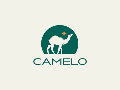 Camelo Logo design animal branding camel classic desert design green icon illustration iran iranian logo logodesign persian