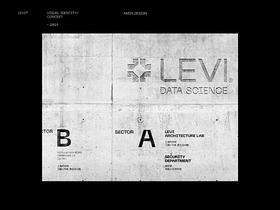 LEVI® - Data science black branding data science grid grid layout grid system icon logo logodesign logos technology typogaphy visual identity