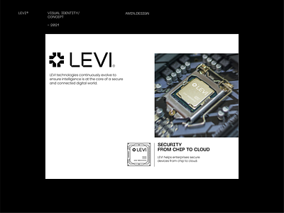 LEVI® Data science - Visual Identity black branding chipset grid layout icon iran leyout logo design logotype persian symbol technology visual identity