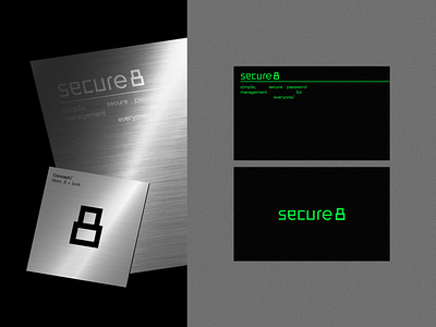 secure8 - Logo 8 black branding crypto design digital grid iranian logo logodesign logotype mark password persian secure security trust visual identity
