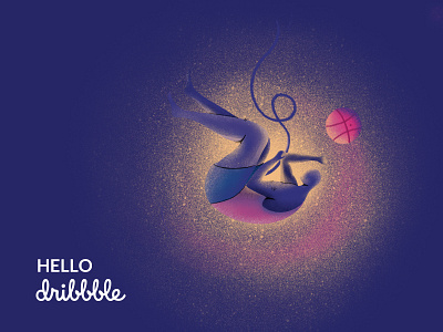 Hello Dribbble! apple pencil first shot hello hello dribbble illustration illustrator ipad pro iran iranian ui