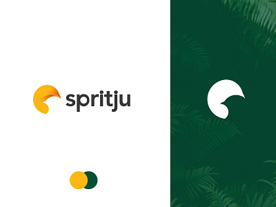 Spritju - Logo brand branding energy icon illustration illustrator iran logo swallow swallow logo