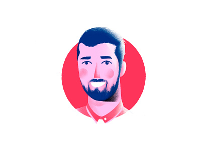 This is my friend, Amir! apple pencil avatar character design illustration illustrator ipad pro iran iranian logo procreate profile image