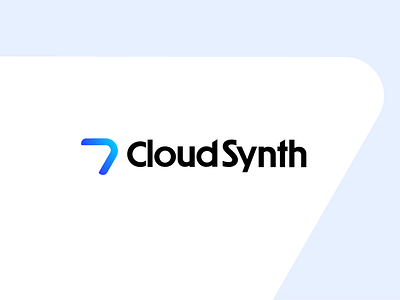 cloudsynth logo design blue branding cloud icon illustrator iran logo logodesign synth technology