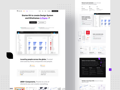 Tetrisly for Figma - Landing page