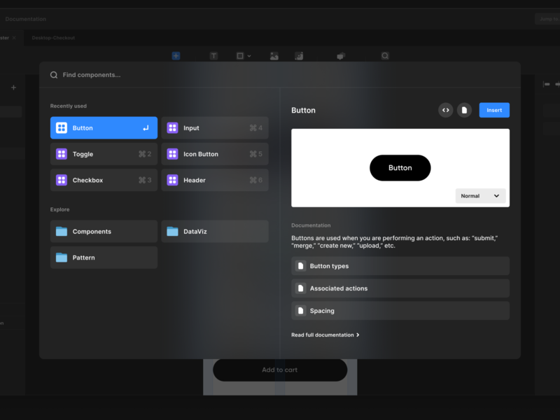 Codesign - macOS App - Insert component app component dashboard design design system interaction interface macos modal ui uidesign ux