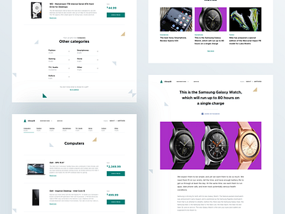 🎄Xmas18 gifts - Subpages article design gift landing page list minimal news product ui ux xmas