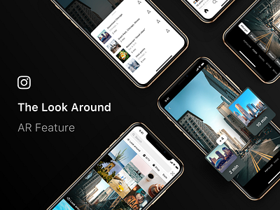 The Look Around - Instagram AR Feature app ar augmented reality augmentedreality camera iphone live mobile app product reality scan ui ui design ux ux design