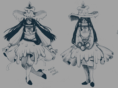 candle witch candle character character art character concept character design concept art grayscale magic photoshop witch witchgirl