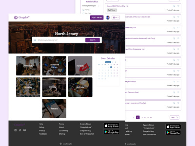 Craigslist Redesign craigslist design figma ui website