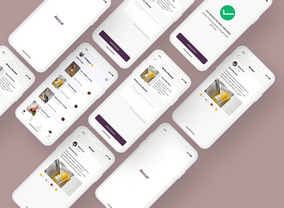 Revue App app design figma ui