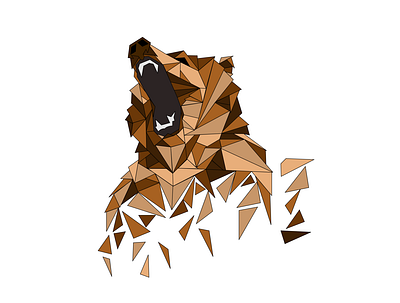 Bear bear drawing grizzly bear illustration vector illustration