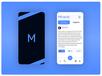 Miraclo App UI Design