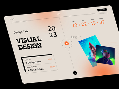 Designia Retro UI Design Website app design design figma retro retro ui website design retroui ui ux website