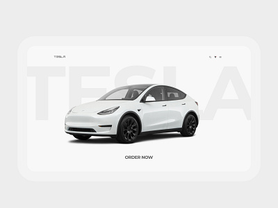 Tesla Model Y – Concept Ui app branding design graphic design model y tesla typography ui