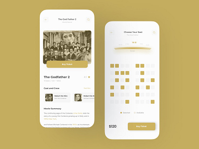 90s Cinema – Concept App UI 90s app booking branding cinema design graphic design illustration ticket