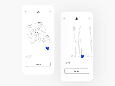 PS5 – Concept App UI app branding design graphic design illustration playstation ps ps5 ui