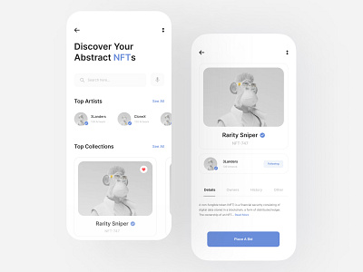 NFT Marketplace – Concept App UI