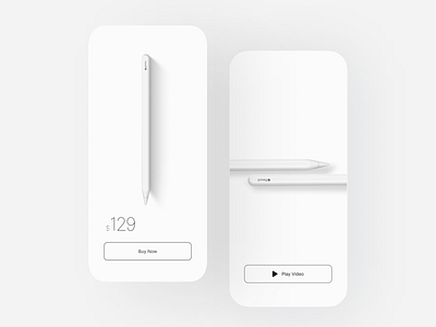 Apple Pencil – Concept App UI