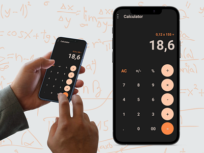 DailyUI004 app calculator dailyui dailyui004 dailyuichallenge figma ui