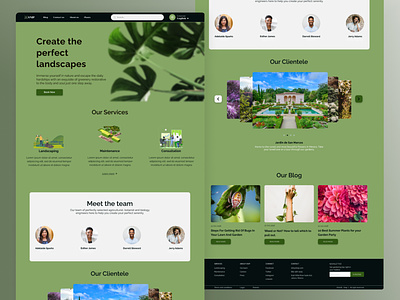 Website Design for Gardening Service - SNIP