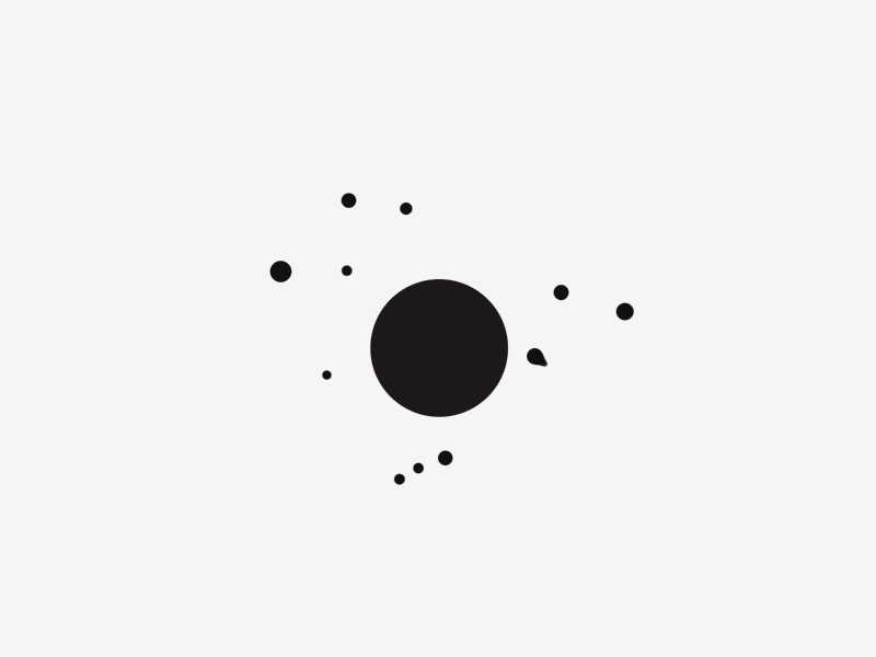 Circles on circles. apple google kinetic motion graphic simple