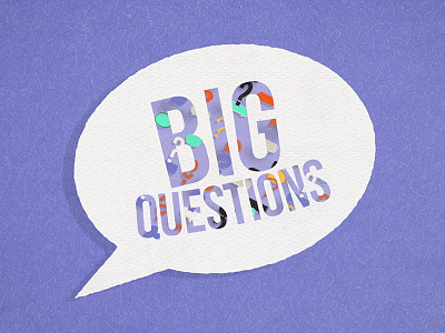 Big Questions after effects motion graphic pattern rugrats texture vector