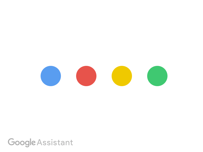 Google Assistant animations by liliantedone on Dribbble