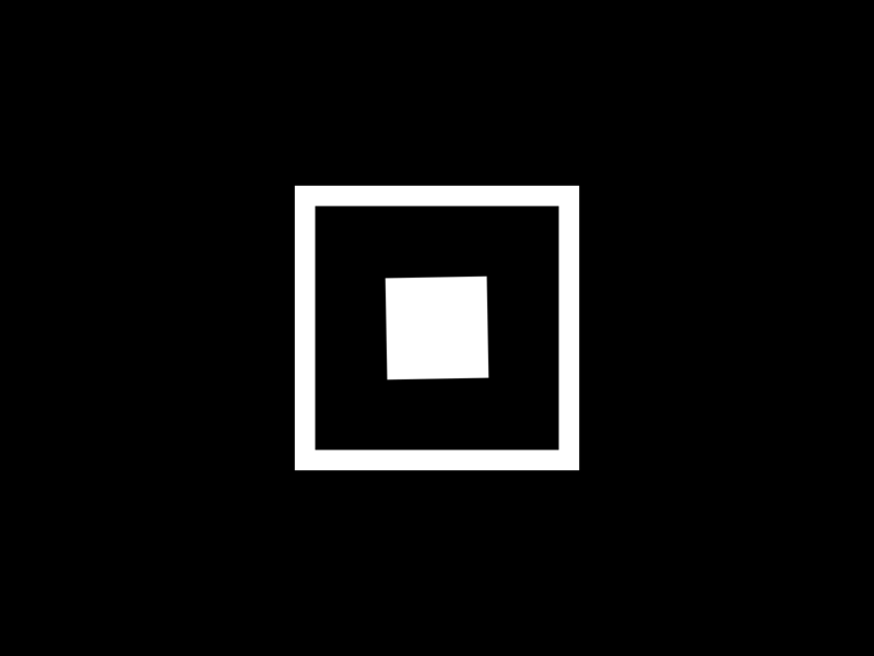 B&W Loading animation 6 adobe after effects animation box loading loop smooth